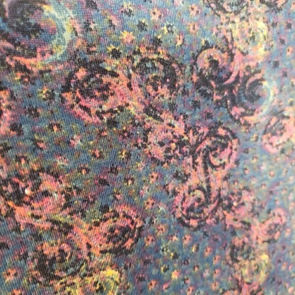 NWT LuLaRoe Women's JULIA Floral Dress Pencil Stretch Size XS Grey Rose Black - Picture 5 of 7